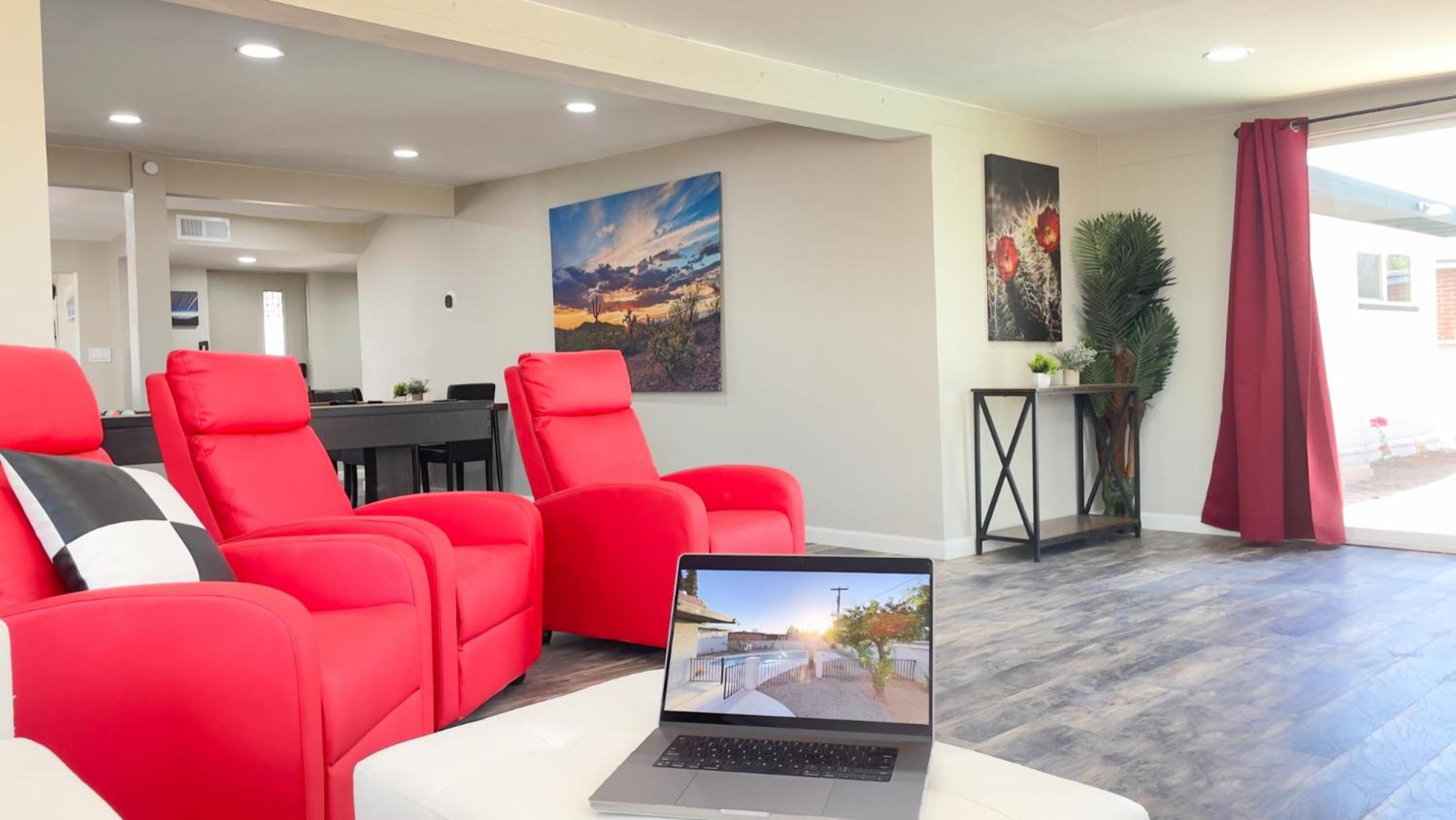 Private Home - Heated Pool, Billiards, Darts, Foosball, Fireplace, 5 Smart Tvs, Bbq, Cotton Bedding - The Saguaro Sanctuary, Pool Heat Optional Tucson Esterno foto